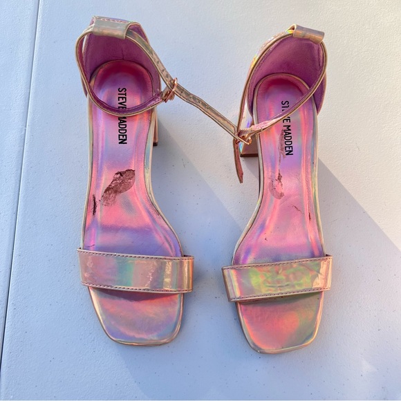 Steve Madden Iridescent Dress Sandals - Picture 1 of 4